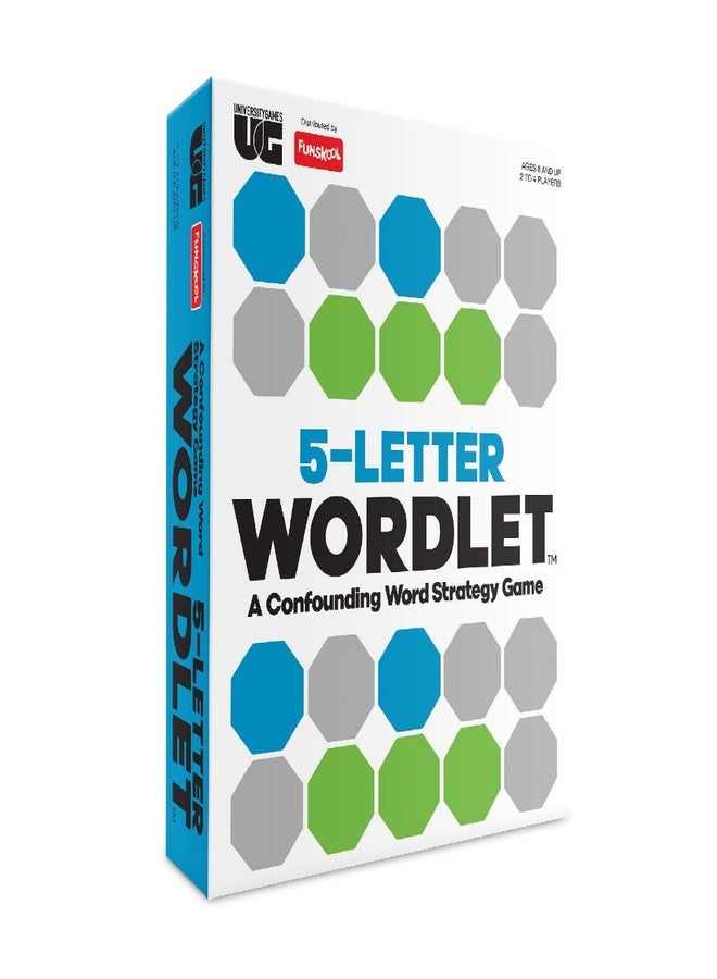 فنسكول لعبة Funskool Wordlet المكونة من 5 أحرف، لعبة استراتيجية، لعبة لوحية للأطفال والكبار والعائلات، تعليمية وممتعة، من 2 إلى 4 لاعبين، لعبة عائلية مسلية، لعبة تعليمية للأطفال، مجموعة هدايا للأطفال، للأعمار من 8 سنوات فما فوق - Image 1